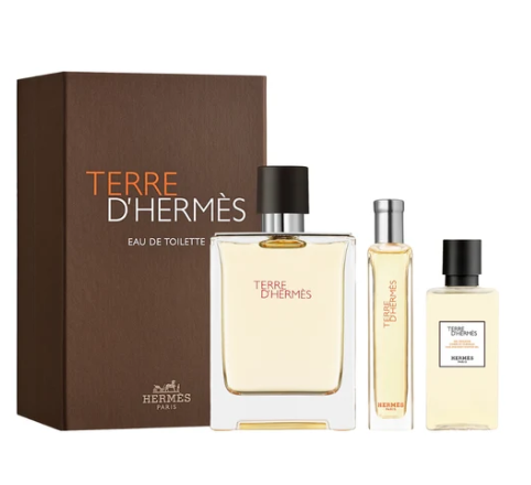 Hermès Terre d'Hermès – 100ml EDT + 50ml Gel + 15ml – Herenparfum