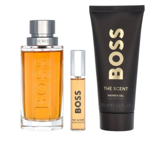 Hugo Boss The Scent – 100ml EDT + 100ml Shower Gel + 10ml EDT – Herenparfum